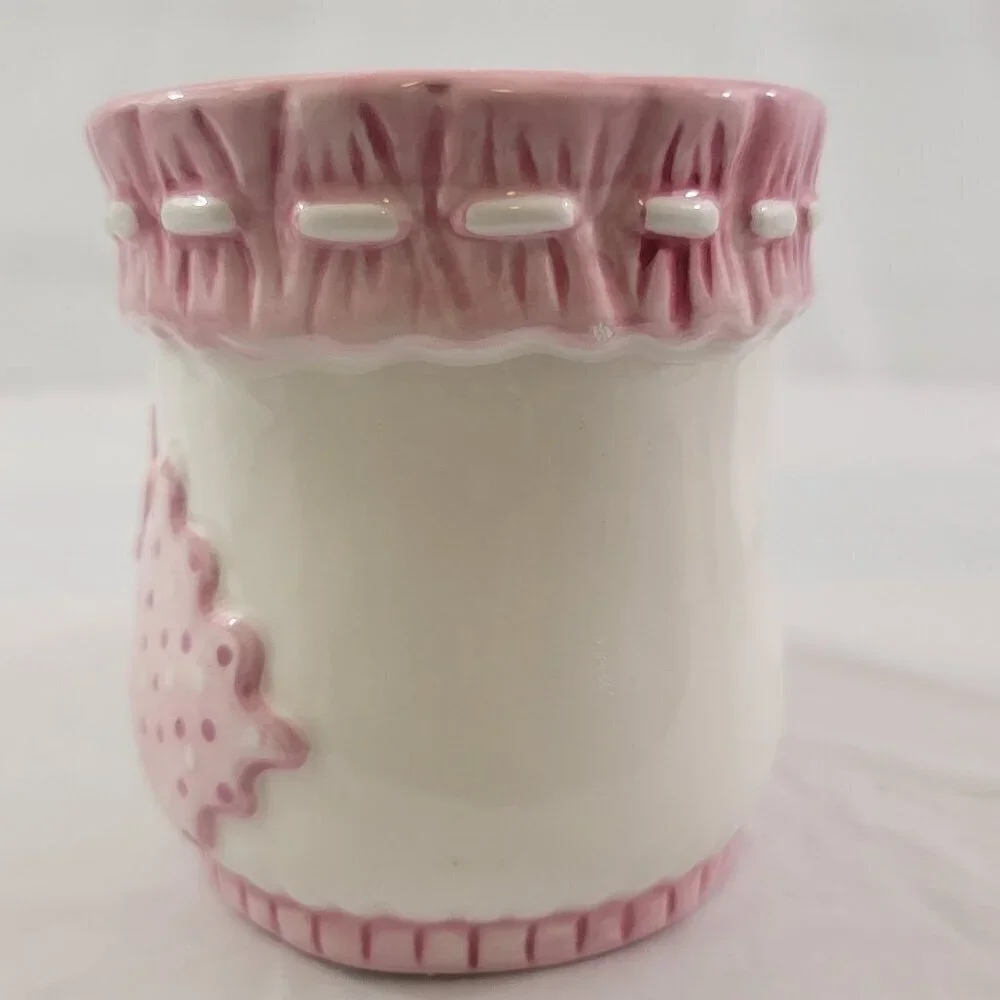 Burton and Burton Baby Girl Bootie Plant Pot Ceramic Planter Baby Shower Décor